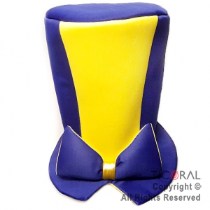 SOMBRERO GALERA ALTA CON MO�O EQUIPO BOCA JUNIORS x 1